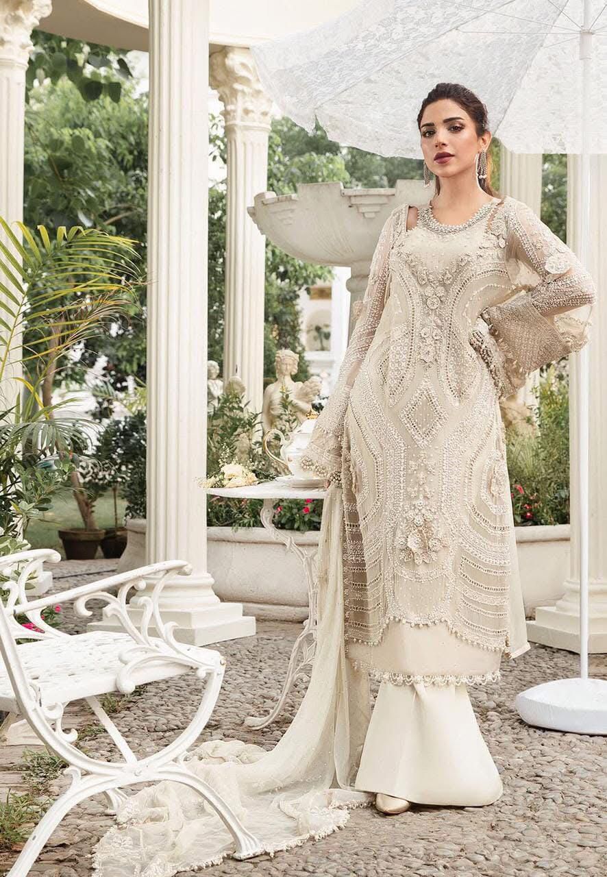 Heavy Embroidered Chiffon Suit